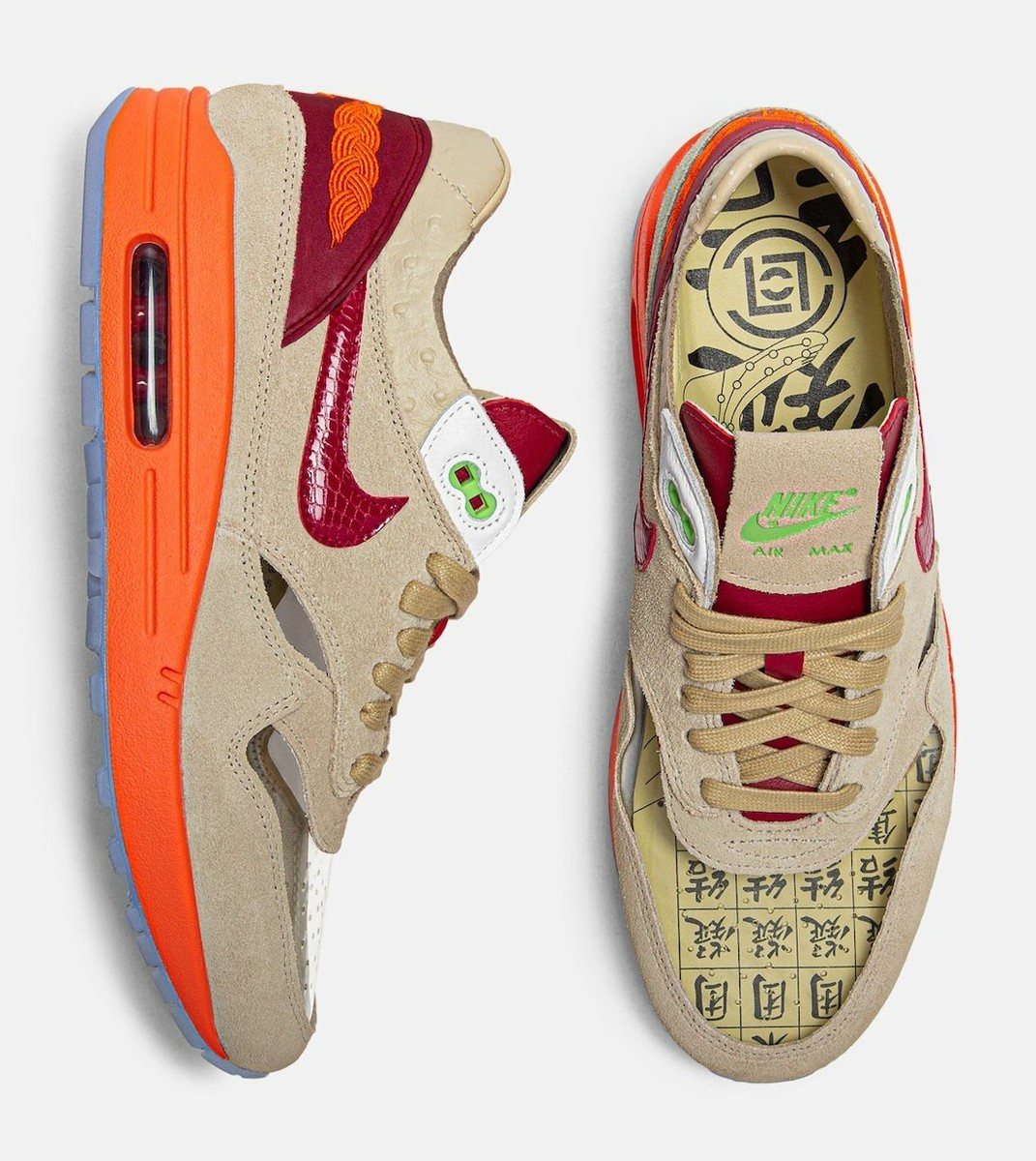 CLOT x Nike Air Max 1 Kiss of Death 2021