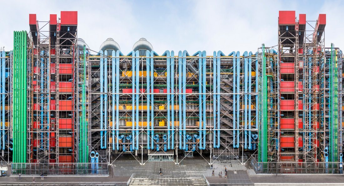 Centre Pompidou in Parijs, de inspiratiebron van de Air Max 1